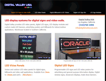 Tablet Screenshot of digitalvalleyusa.com